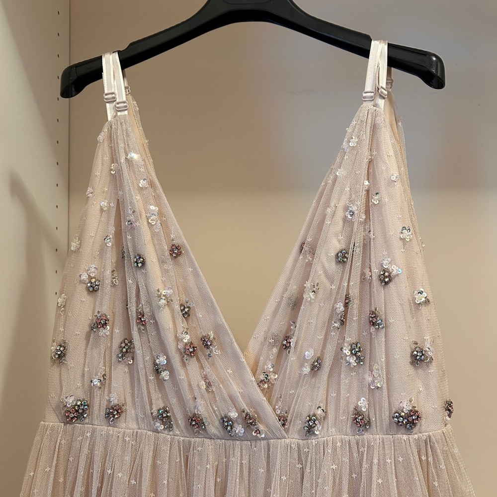 Needle & Thread “Neve” Blush Embellished Gown - Picture 3 of 14